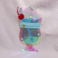 クリームソーダポーチ　フラット　グレープ