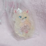 ヘアクリップ_毛糸玉猫ちゃん