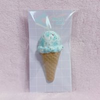 アイスクリーム　ブローチ大　ポッピング