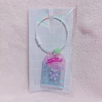 おもちゃキーホルダー　くまラベンダー