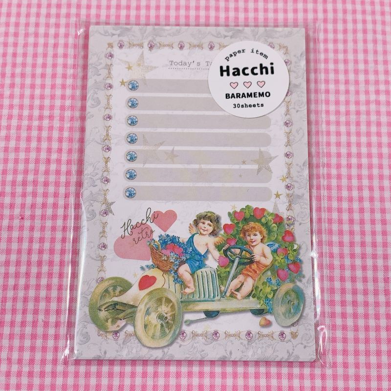 レトロ素材 メモ Fluffy Bunny