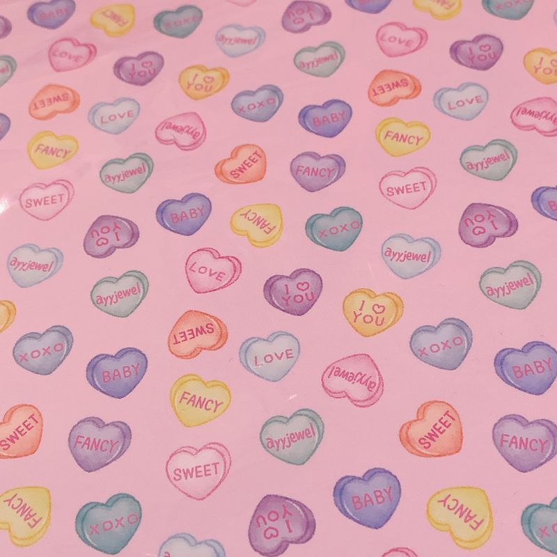 Oyatsu No Time キャンディハーツ ラッピングペーパー Fluffy Bunny Oyatsu No Time キャンディハーツ ラッピングペーパー Fluffy Bunny