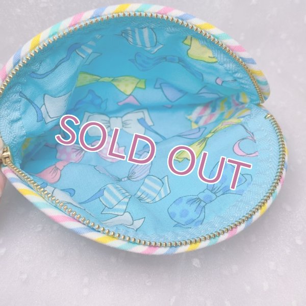 画像3: ヴィンテージポーチ　パステルブルー (3)