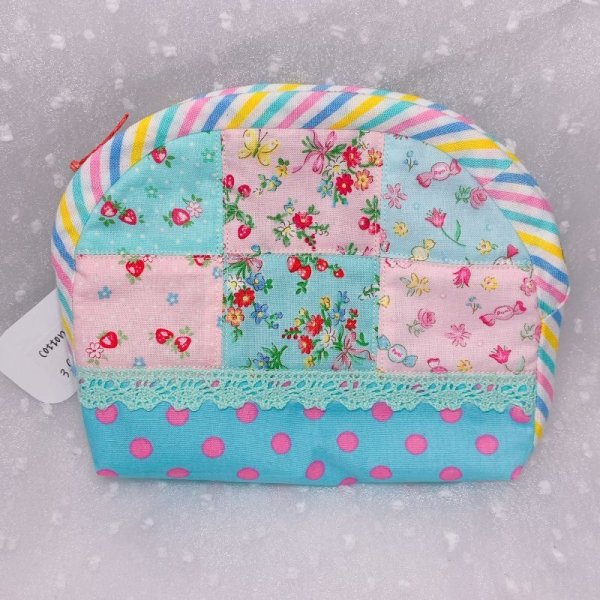 画像2: ヴィンテージポーチ エメラルド (2)