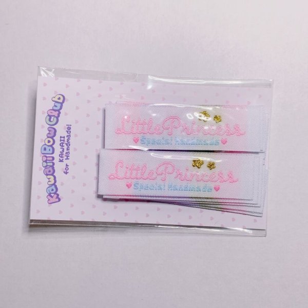 画像1: 刺繍タグGirlyGirl（パープル） (1)