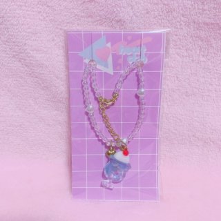 クリームソーダ ネックレス - fluffy bunny