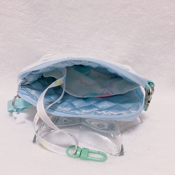 画像3: L字ポーチ(ショルダー)ブルー (3)