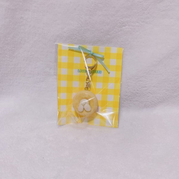 画像2: ウサギinドーナツ キーホルダー																																																 (2)