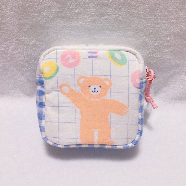 画像2: コラボ  ミニスクエアポーチ (2)