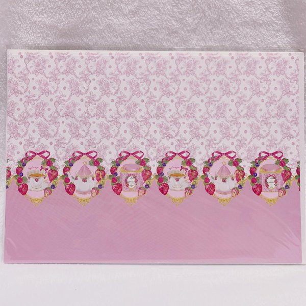 画像2: デザインペーパー　いちごティーB (2)