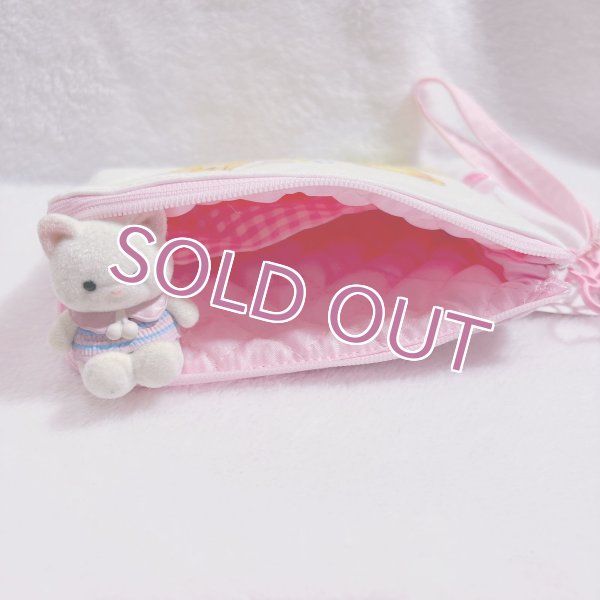 画像3: ポケットティッシュケース付きL字大　クマピンク (3)