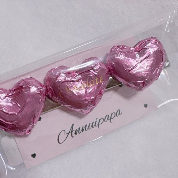 画像2: アルミチョコレート　ヘアクリップ (2)