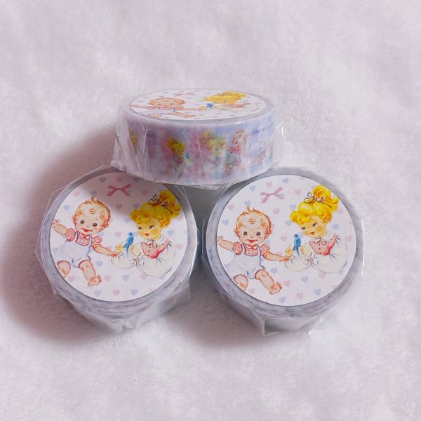 画像1: girl&babyマスキングテープ (1)