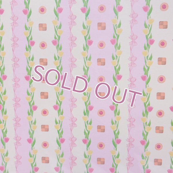 画像1: デザぺ　フラワーライン　片面 (1)