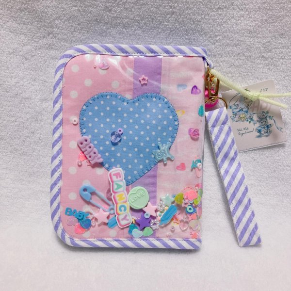 画像2: 6穴ミニバインダーマルチケース　デコシャカ (2)