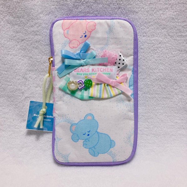 画像1: ペンケース　レースデコ (1)