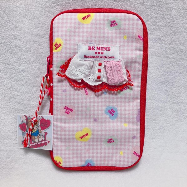 画像1: ペンケース　レースデコ (1)