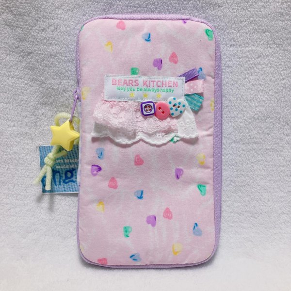 画像1: ペンケース　レースデコ (1)