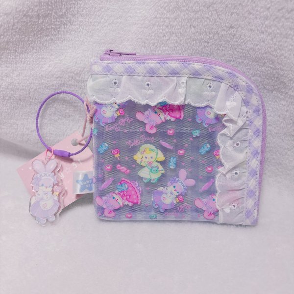 画像1: L字　総柄パープル (1)