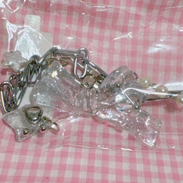 画像2: clear　リボンネックレス　2 (2)