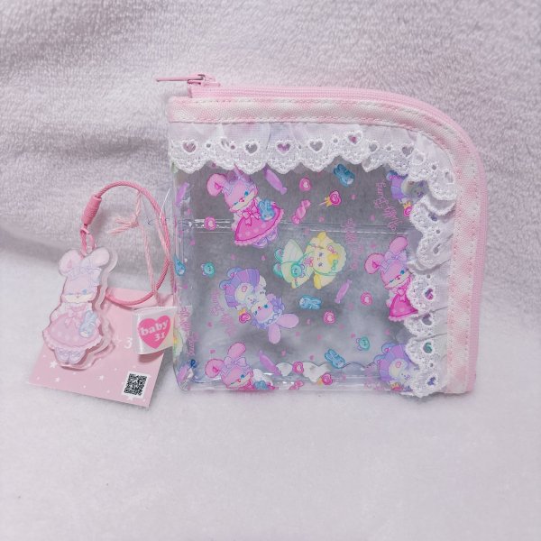 画像1: L字　総柄ピンク (1)