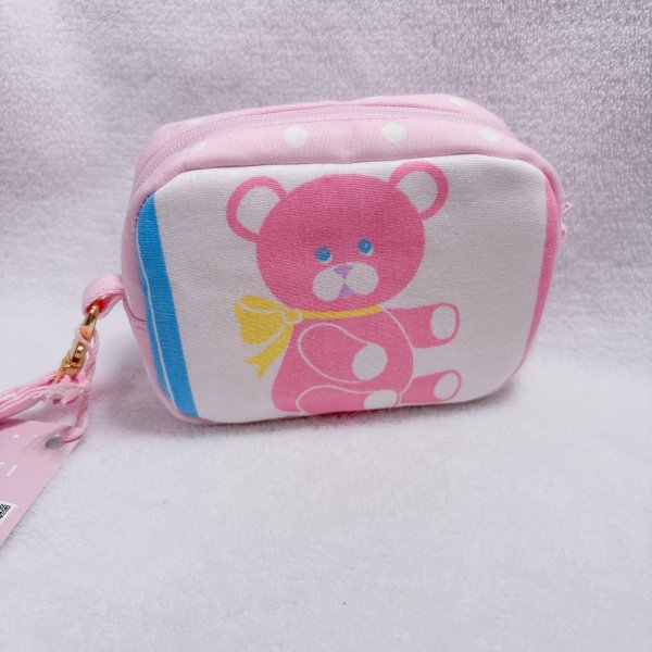 画像1: カメラポーチ　クマ (1)