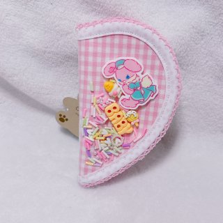 バンドメイド小物詰め合わせ ハロウィン ミニチュア クラフトバンドのかごの中の小さな世界 置き物