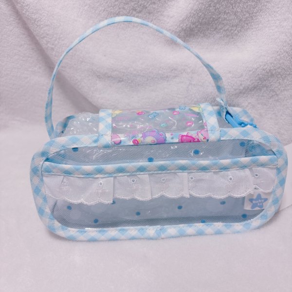 画像2: グラスポーチ　フラバニロリータ　ブルー (2)