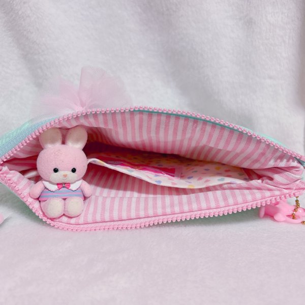 画像3: ハートキルトポーチ (3)