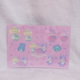 ファンシー ゆめかわいい パステルカラーの紙もの・マステ・デザイン