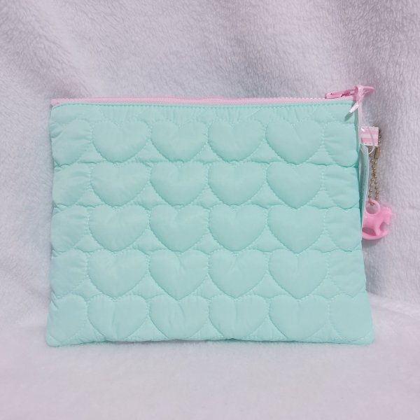 画像2: ハートキルトポーチ (2)