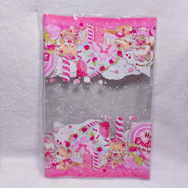 画像1: PVC Haus von Erdbeeren すそ柄 (1)