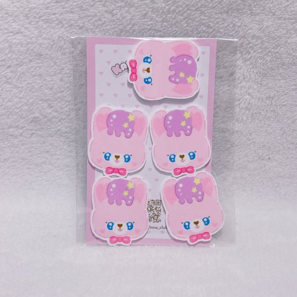 画像1: プラパーツ　顔だけうさぎ (1)