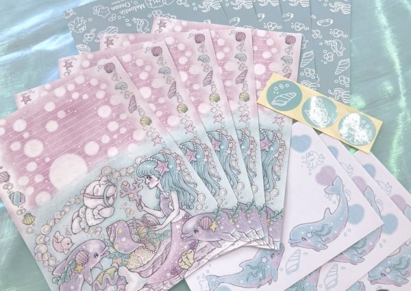 画像3: 人魚のレターセット (3)