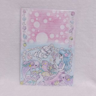 めろん・めろん ハンドメイド ポストカード・レターセット・缶バッジ