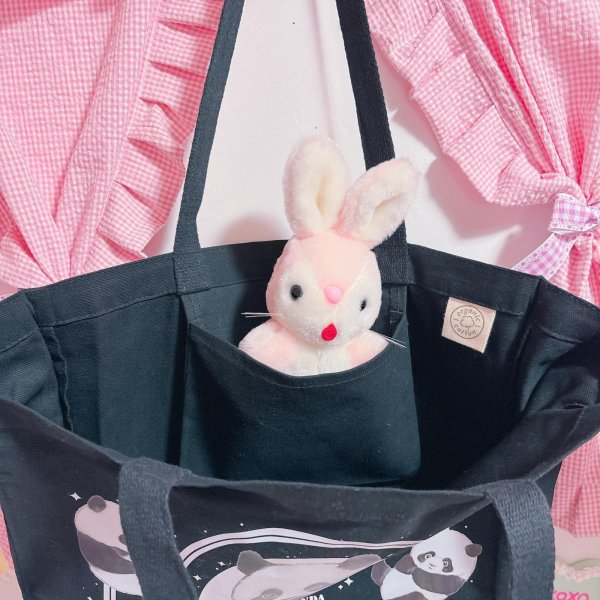 画像3: パンダトートバッグ (3)