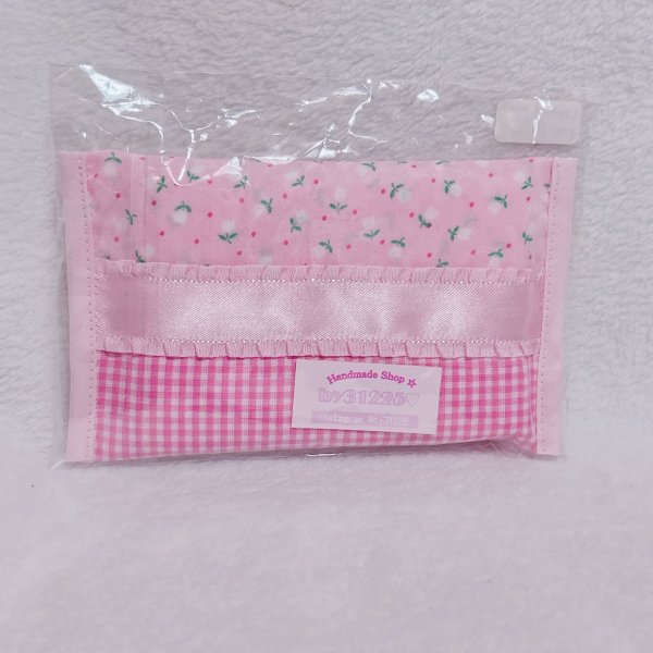 画像1: ティッシュケース　ピンク (1)