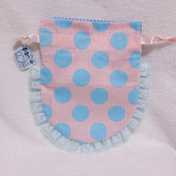 画像2: フリル巾着 (2)