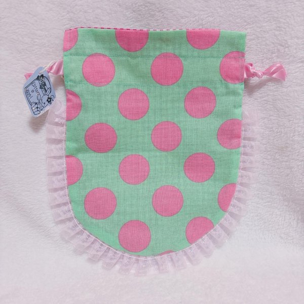 画像2: フリル巾着 (2)