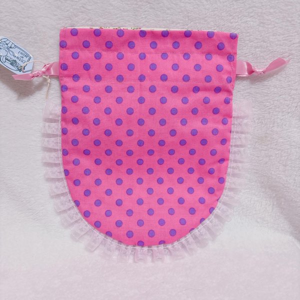 画像2: フリル巾着 (2)