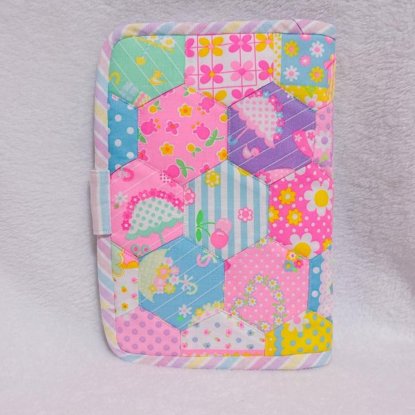 画像2: 手帳型パッチワークマルチケース (2)