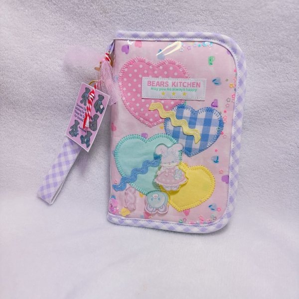 画像1: コラボお薬手帳ケース　ファスナー (1)