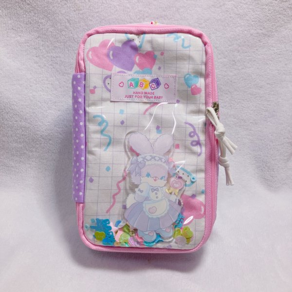 画像1: コラボ縦長コスメポーチ (1)