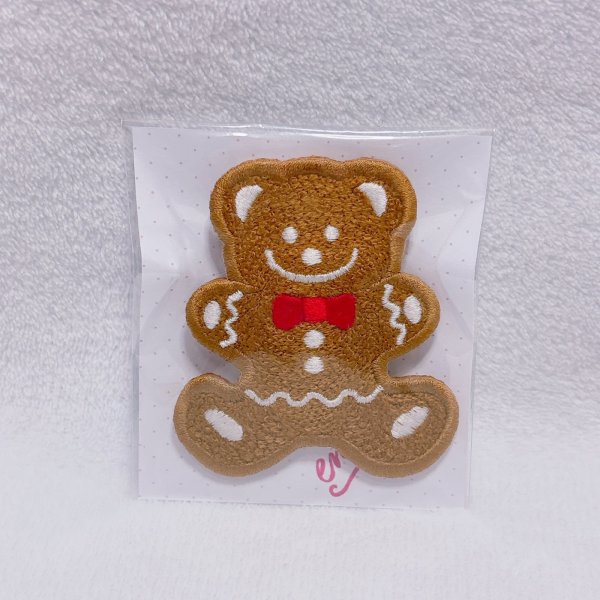 画像1: ジンジャーベアブローチ (1)