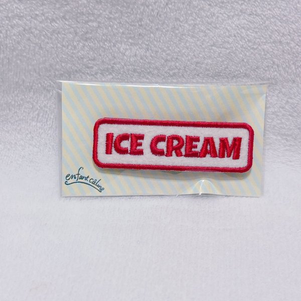 画像1: ネームタグブローチ アカ (1)