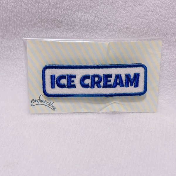 画像1: ネームタグブローチ ブルー (1)