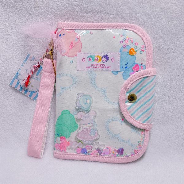 画像1: コラボお薬手帳ケース　ボタンタイプ (1)