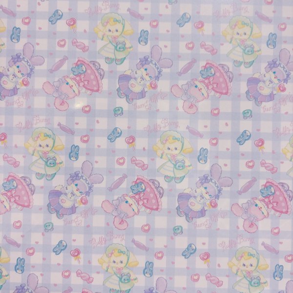 画像1: lolita gingham saxe  A4ペーパー (1)