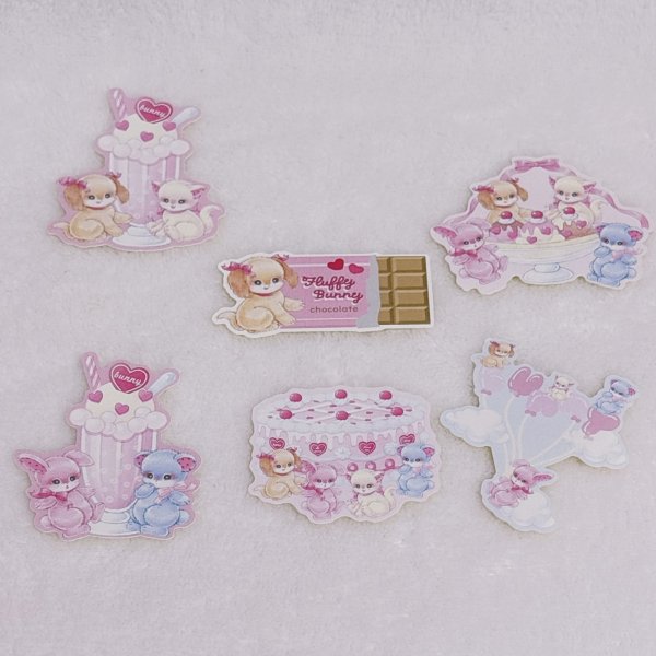 画像1: ミニステッカーセット 6種 (1)