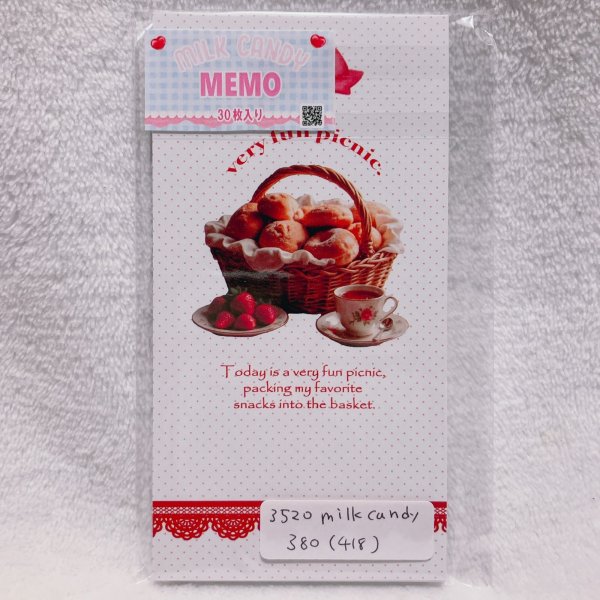 画像2: レシメモ　苺バスケット　ドット小 (2)